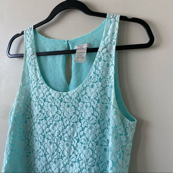 ARITIZA-TALULA Betty Lace Teal Tank Top - Picture 3 of 12